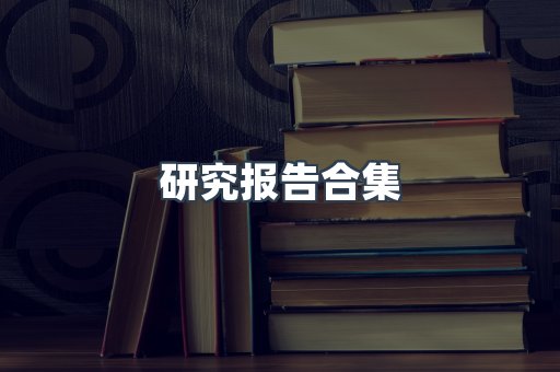 研究报告合集